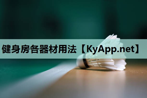 健身房各器材用法