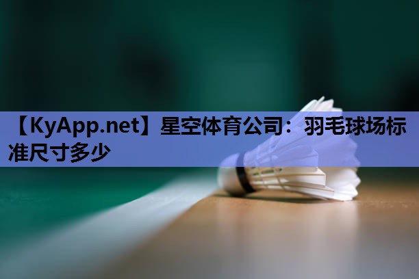 星空体育公司：羽毛球场标准尺寸多少