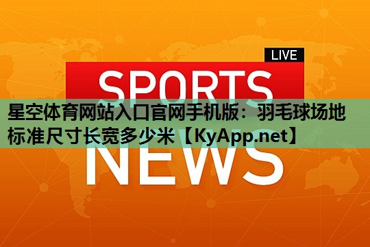 星空体育网站入口官网手机版：羽毛球场地标准尺寸长宽多少米