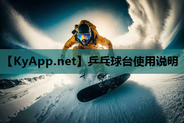 乒乓球台使用说明